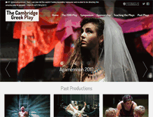 Tablet Screenshot of cambridgegreekplay.com